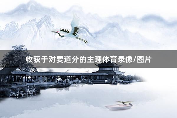 收获于对要道分的主理体育录像/图片