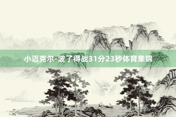 小迈克尔-波了得战31分23秒体育集锦