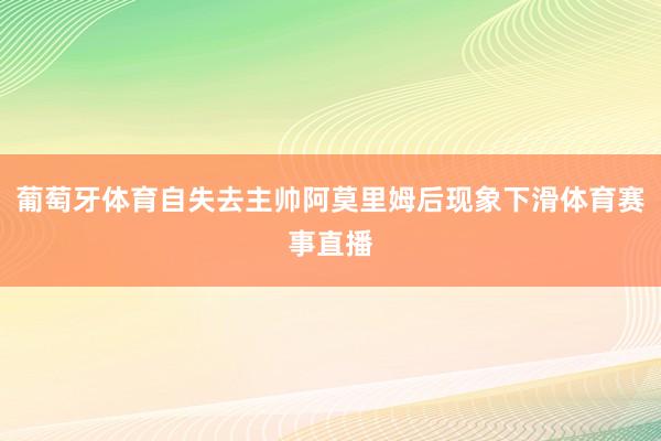 葡萄牙体育自失去主帅阿莫里姆后现象下滑体育赛事直播