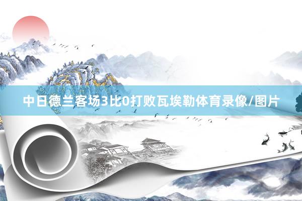 中日德兰客场3比0打败瓦埃勒体育录像/图片