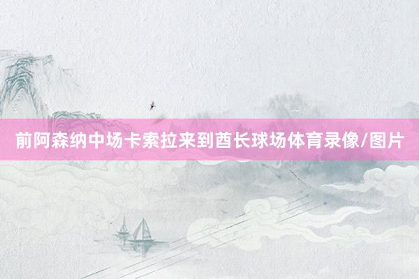 前阿森纳中场卡索拉来到酋长球场体育录像/图片