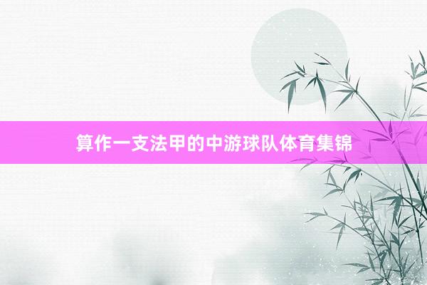 算作一支法甲的中游球队体育集锦